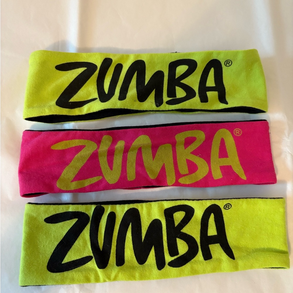 Zumba Headbands Set in Neon Colors